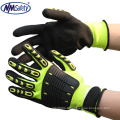 NMSAFETY ponction résistant aux coupures gants pas cher protection mécanique gants gants anti-chocs